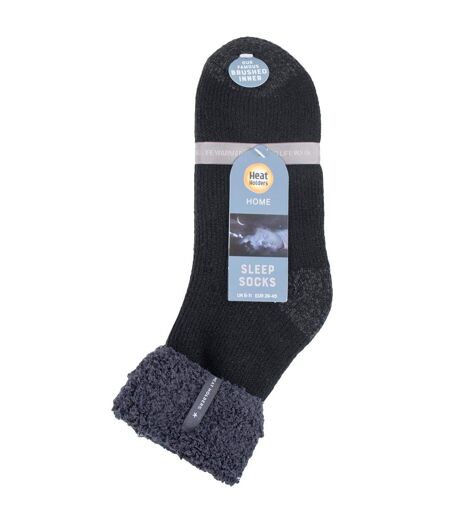 Mens Warm Luxury Fleece Lined Lounge Bed Socks