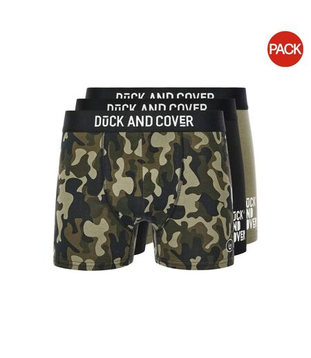 Boxers alizmo homme vert / noir / blanc Duck and Cover