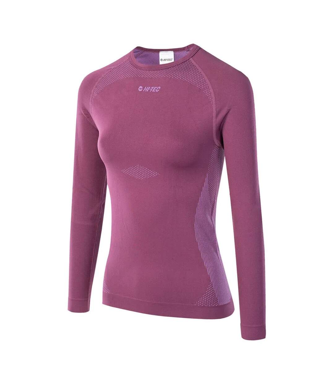 Haut Thermique Manches Longues Rair Femme Amarante Hi-Tec-2