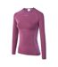 Haut Thermique Manches Longues Rair Femme Amarante Hi-Tec-2