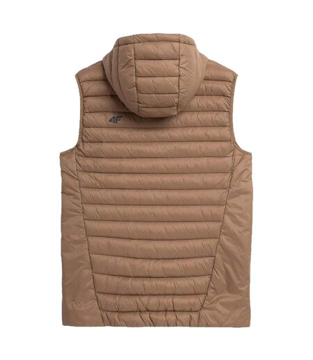 Veste Sans Manches Style Logo M063 Homme Marron 4F
