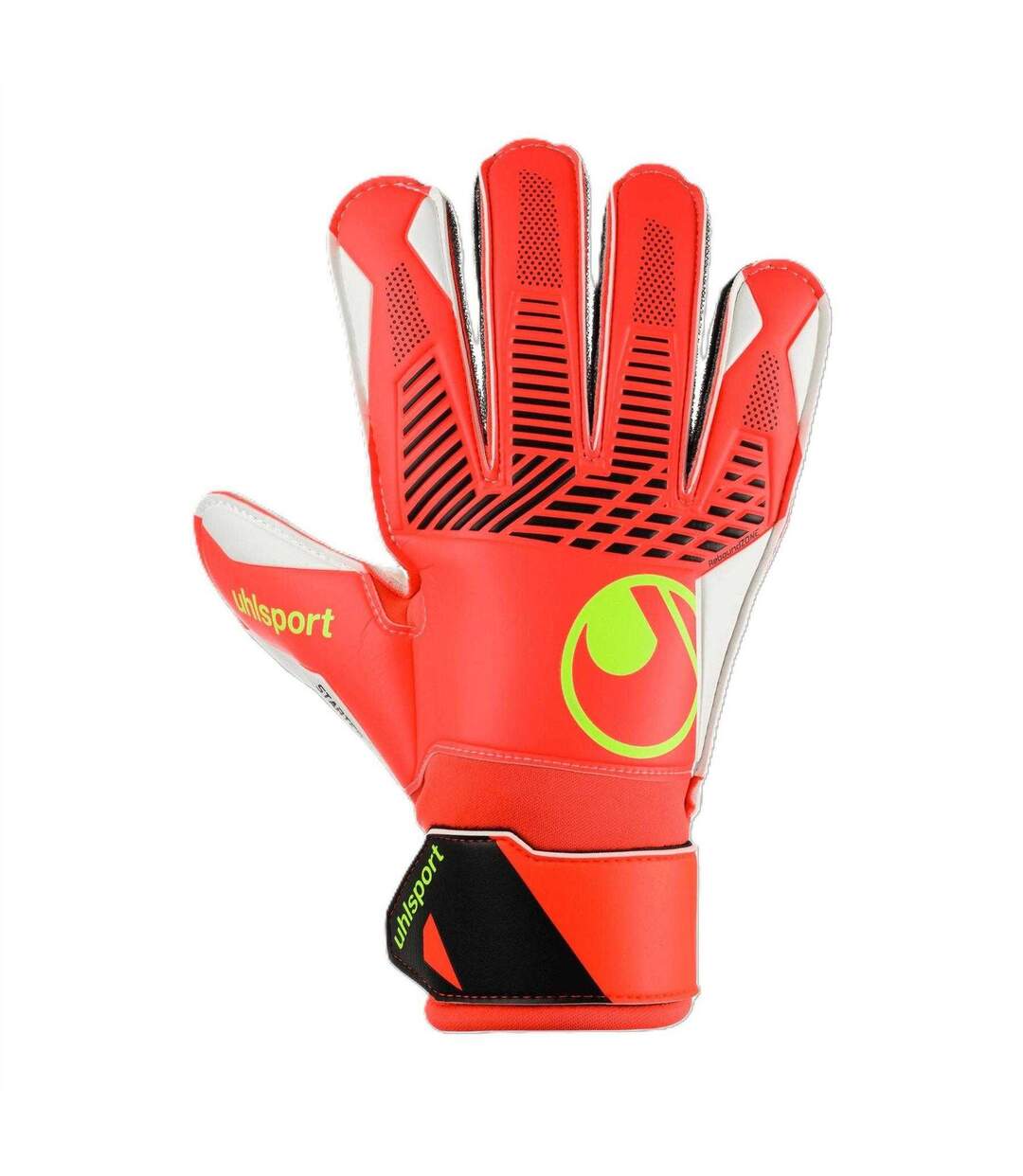 Gants De Gardien De But Fangmaschine Starter Soft Adulte Rouge Fluo UHL Sport-1