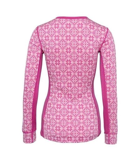 T-shirt Motif/style Rose Femme Rose Kari Traa