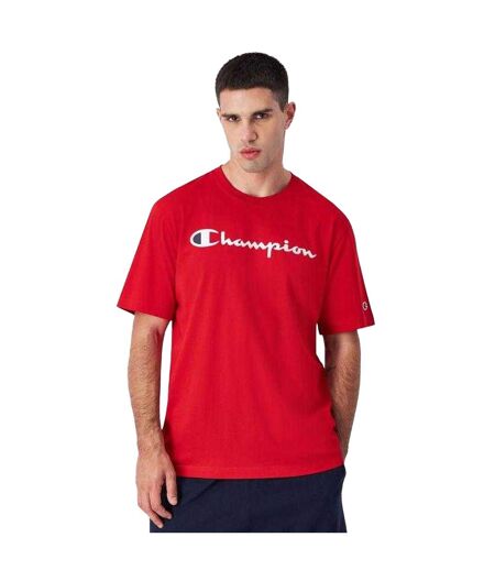 T-shirt Motif/style Logo Homme Rouge Champion
