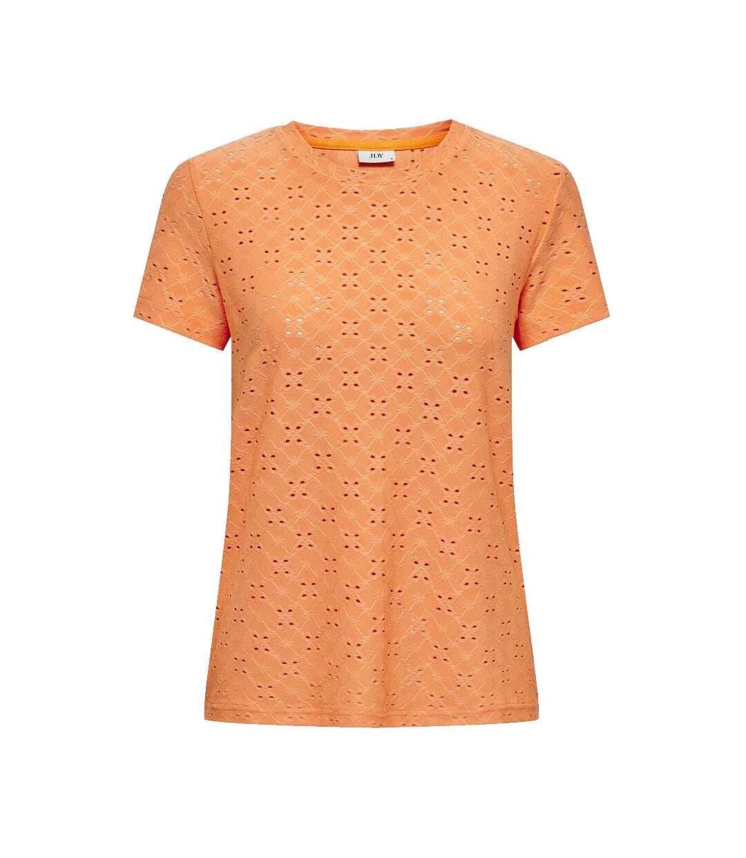 T-shirt orange femme jdy cathinka-1