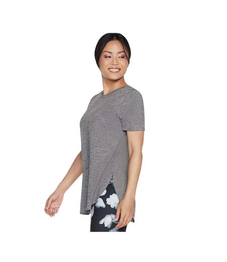 Womens/ladies Godri T-shirt Charcoal Skechers