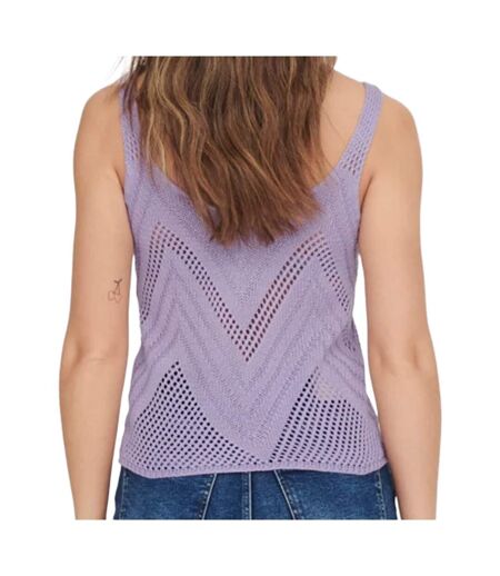 Débardeur maille Mauve Femme JDY Sun