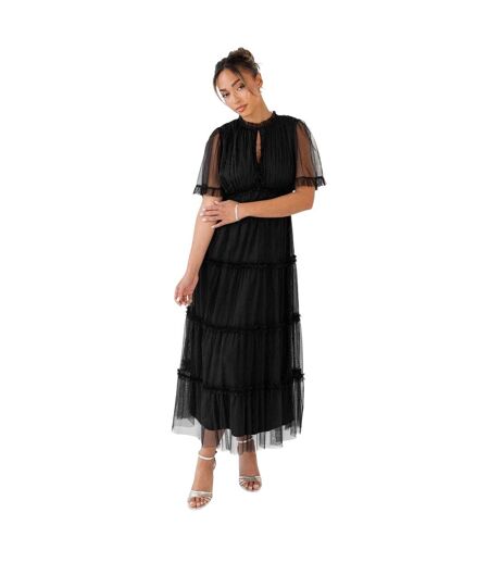 Robe Longue Femme Noir Anaya With Love