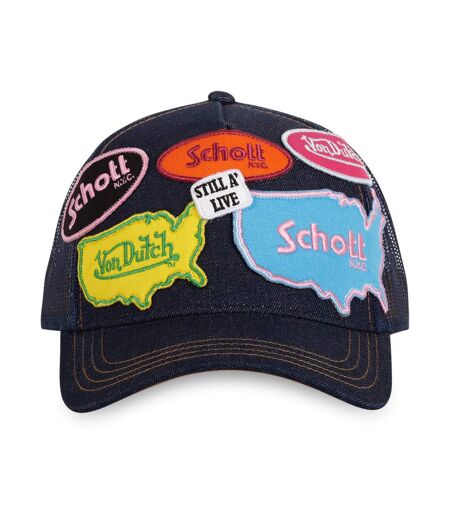Casquette trucker avec filet Schott Denim Vondutch