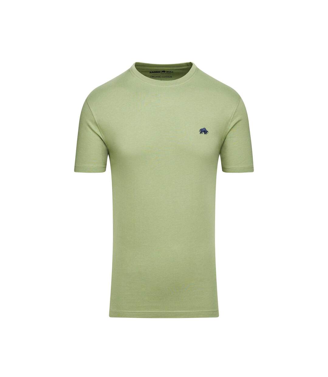 Mens Classic Organic T-shirt Olive Raging Bull-1