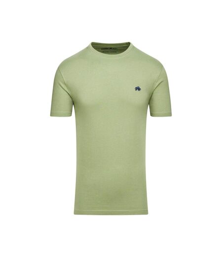 Mens Classic Organic T-shirt Olive Raging Bull