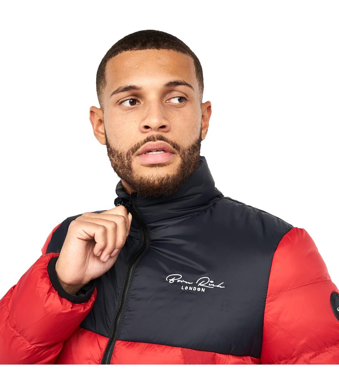 Born Rich Mens Lyden Oversized Puffer Jacket (Yellow)