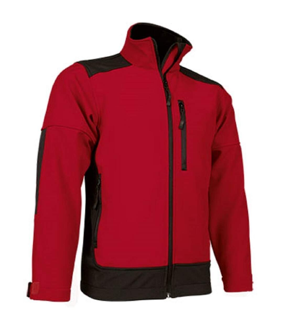 Veste softshell - Homme - SAPONI - rouge et noir