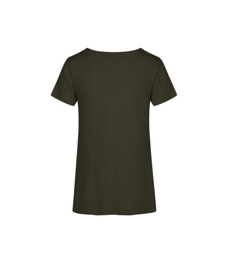 T-shirt Premium Femme Marron Promodoro