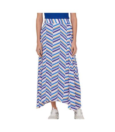 Jupe longue bleu femme only life midi - s