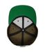 Casquette Ajustable Motif/style Deux Tons Olive Noir Flexfit-3