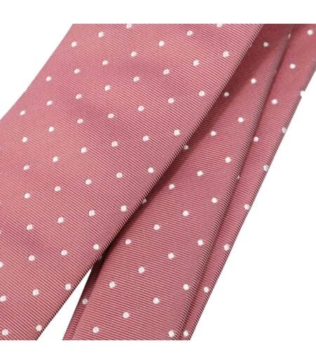 Plain Silk Tie One Size Pink Hugo Boss