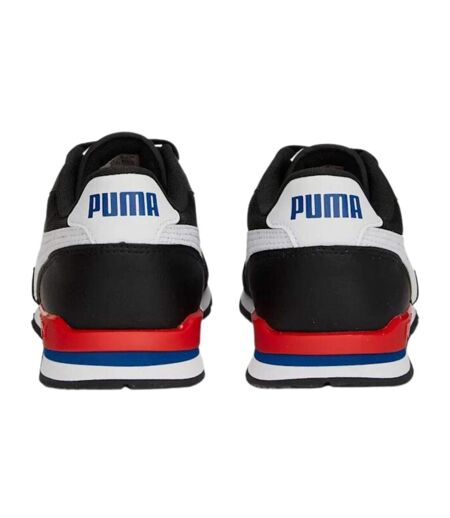 Baskets St Runner V3 Homme Noir Blanc Rouge Puma