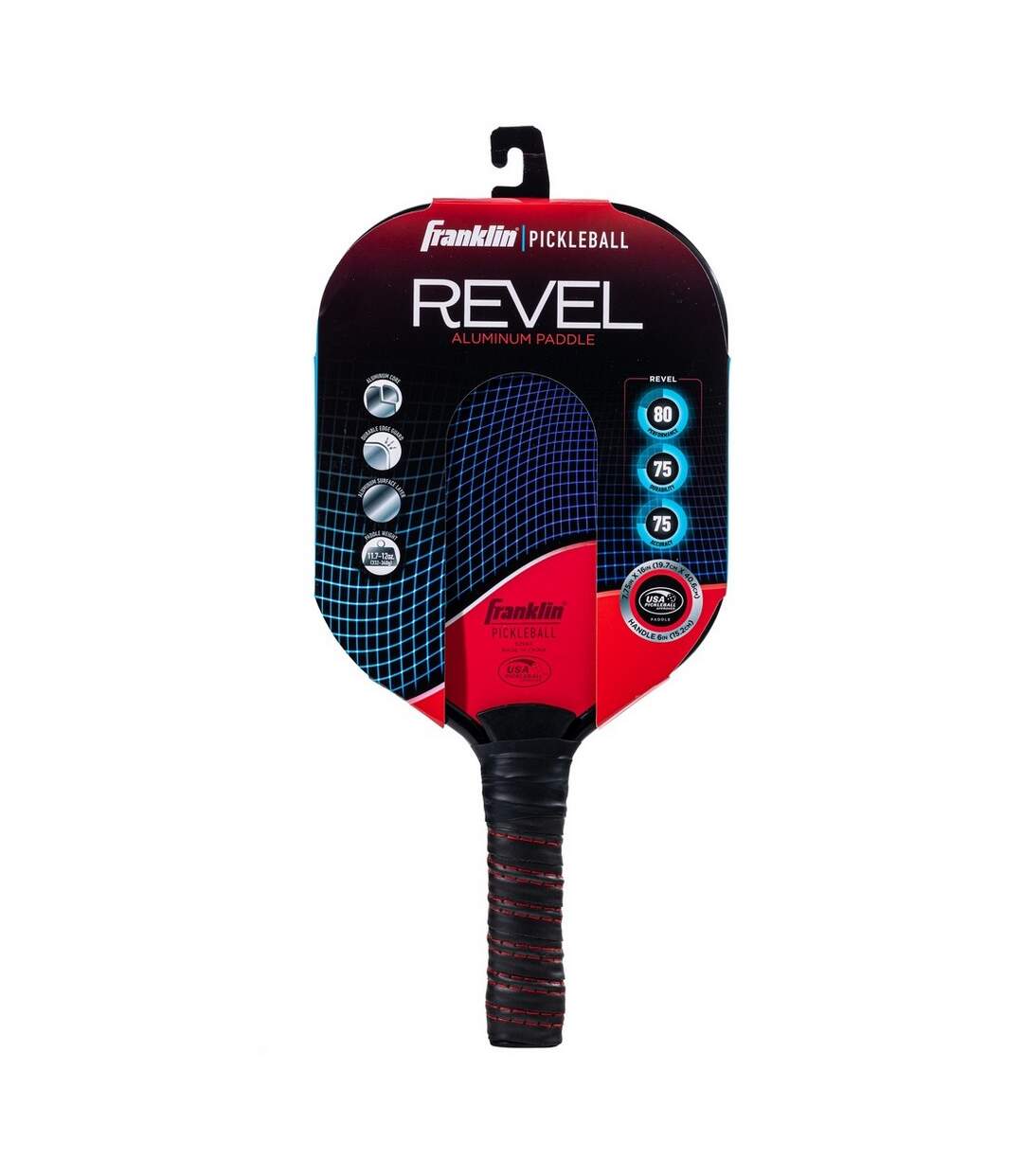 Raquette de pickleball revel taille unique rouge Franklin-2