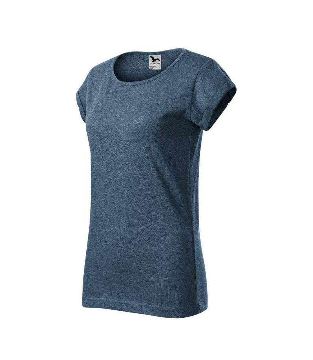 T-shirt Femme Bleu Marine Foncé Malfini-3