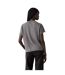 Womens/ladies Rhinestone T-shirt Grey Levis-3