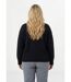Pull col V avec broderies fleurs-2