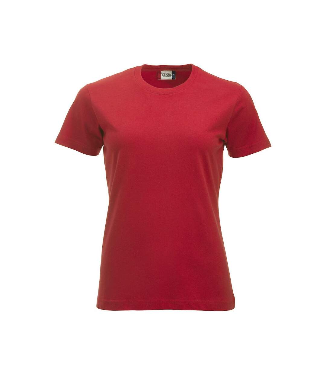 T-shirt new classic femme rouge Clique-1