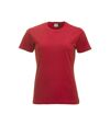 Clique Womens/Ladies New Classic T-Shirt (Red)