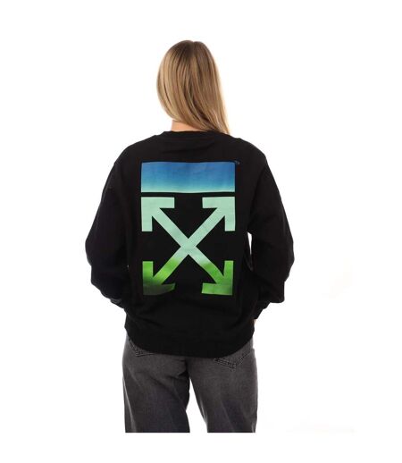Sweat Arrow Femme Noir Off White