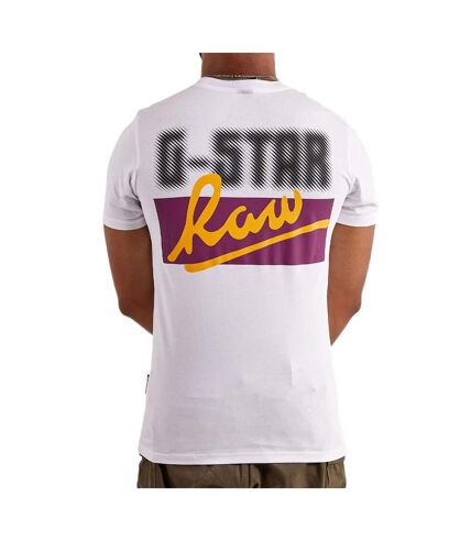 T-shirt Blanc Homme G-Star Raw D23730 - L