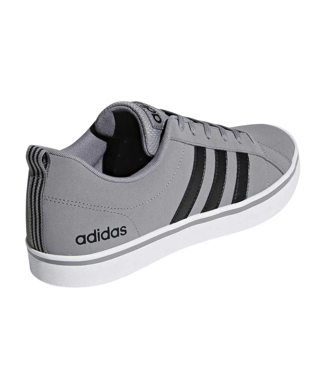 Baskets Motif/style 3 Rayures Vs Pace Homme Gris Noir Blanc Adidas-2