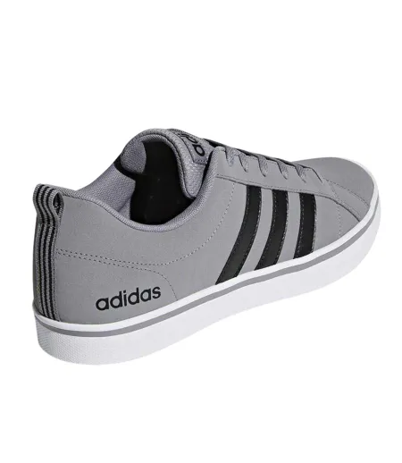 Baskets Motif/style 3 Rayures Vs Pace Homme Gris Noir Blanc Adidas