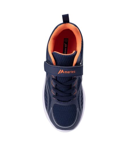 Baskets Runie Enfant Bleu Marine Orange Martes