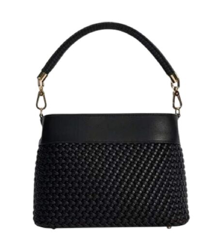 Woven Shoulder Bag One Size Black Dune London