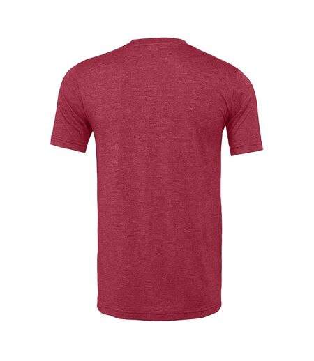Bella + Canvas Adults Unisex Heather CVC T-Shirt (Heather Cardinal Red) - UTPC3390