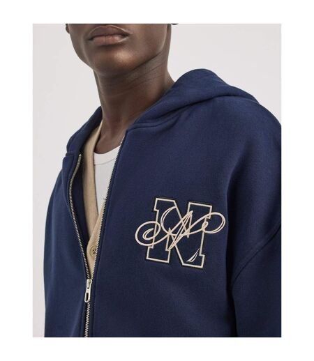 Mens Strat Full Zip Hoodie Dark Navy Nautica