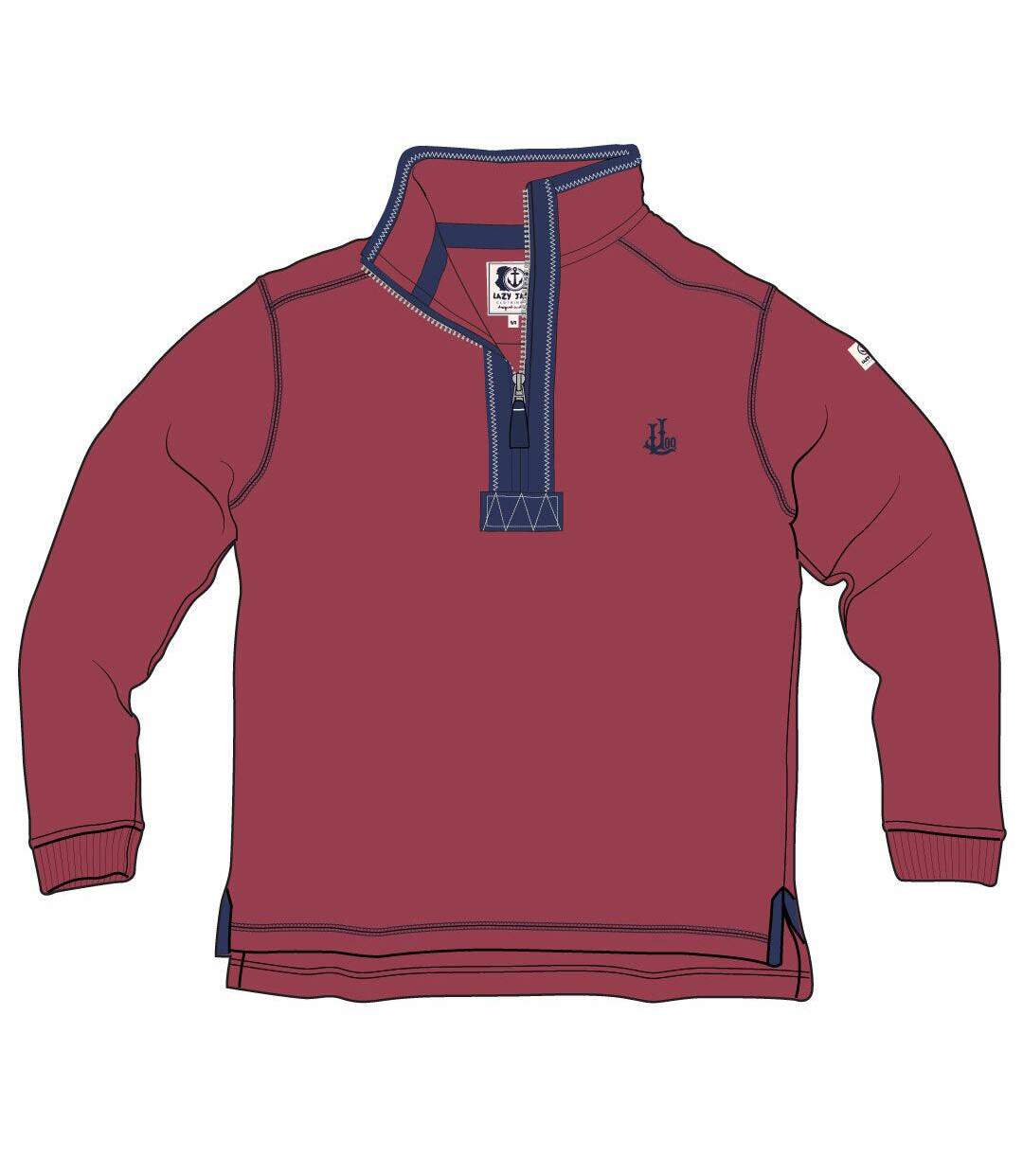 Sweat Homme Rouge Lazy Jacks-1