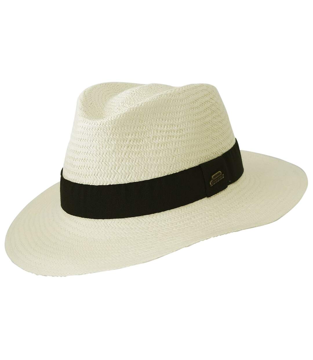 Véritable chapeau panama naturel-1