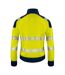 Mens Hi-vis Sweatshirt Yellow Navy Projob-2
