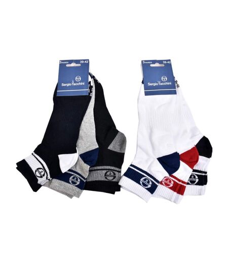 Chaussettes homme Sergio Tacchini Socquettes QUARTER - Pack de 12