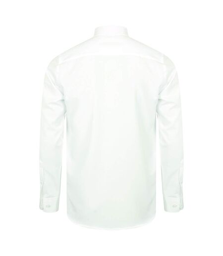 Chemise De Travail Hommes Blanc Henbury