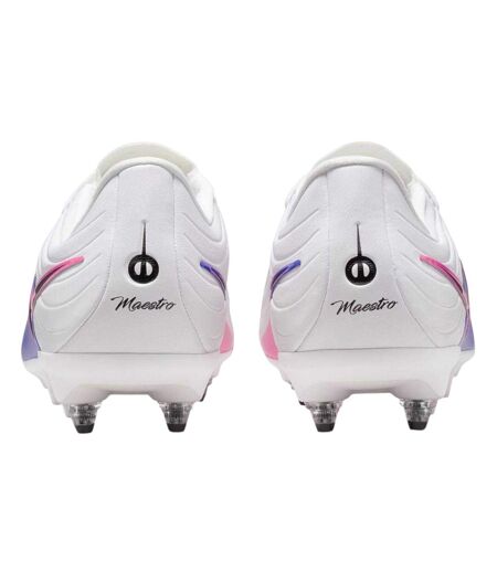 Chaussures De Foot Pour Terrain Souple Tiempo Maestro Academy Homme Bleu Blanc Rose Nike