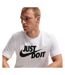 Mens Just Do It T-shirt White Nike-4