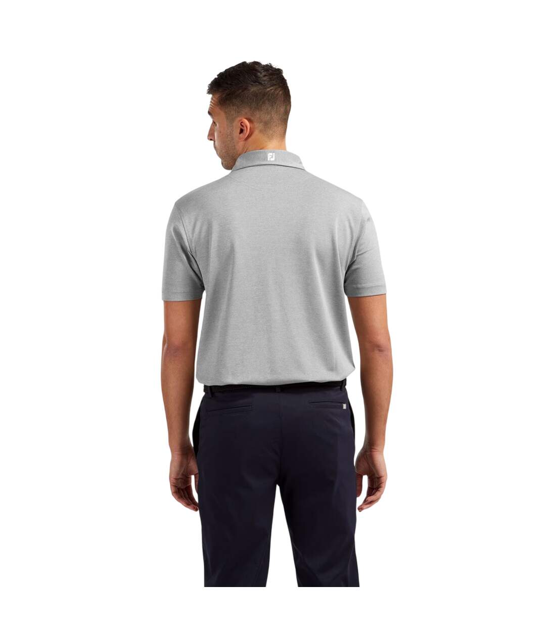 Polo Motif/style Logo Homme Gris FootJoy-3