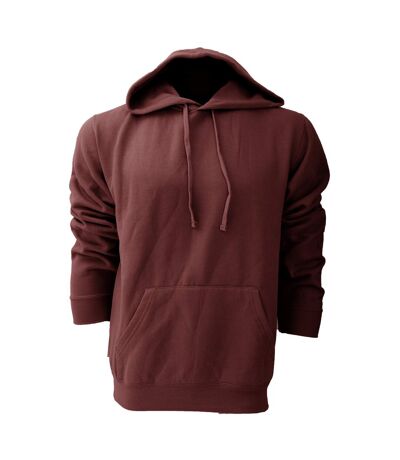 Russell Colour Mens Hooded Sweatshirt / Hoodie (Burgundy) - UTBC568
