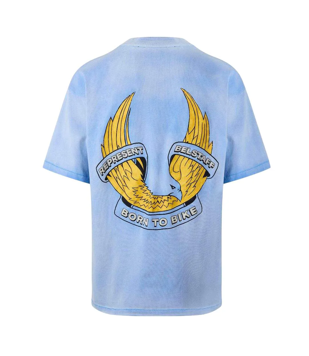 T-shirt Homme Bleu Délavé Represent-3