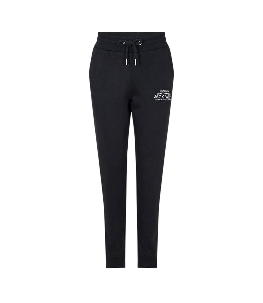 Womens/ladies Hunston Polycotton Joggers Black Jack Wills-3