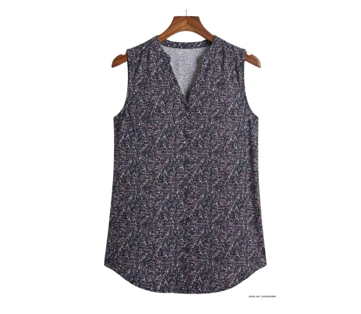 MAYFLOWER VODKA1 Chemisier sans manches – La fluidité de la viscose pour un look estival chic-2