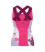 Débardeur Motif/style Imprimé Graphique Vision Femme Rose Head-2