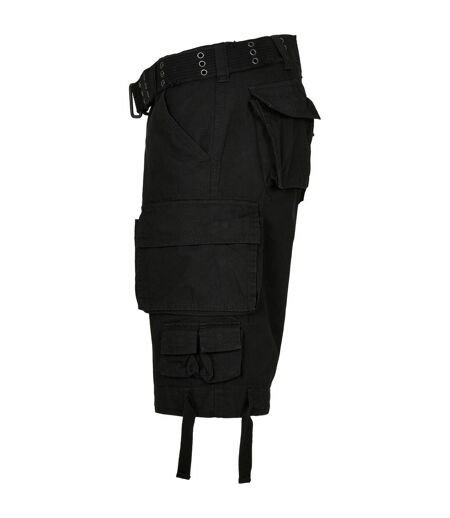 Short À Poches Savage Homme Noir Build Your Brand